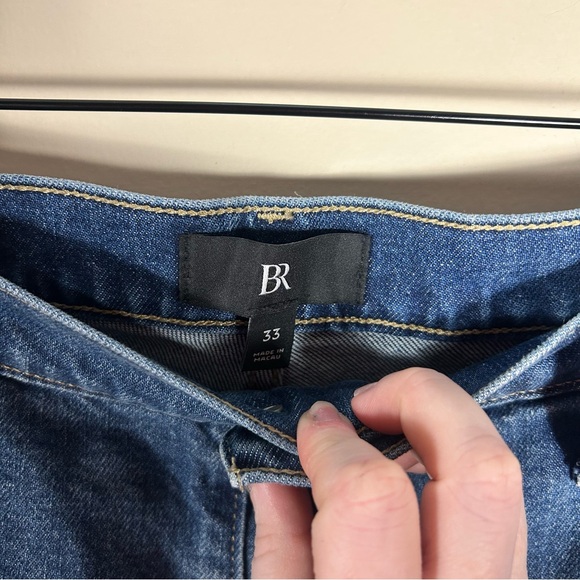 Banana Republic Women’s High Rise Straight Jeans Medium Wash Size 33 US 16 - Picture 5 of 11